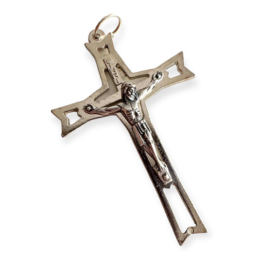 Cross - Crucifix - Blessed By Pope - Rosary Parts | Catholically