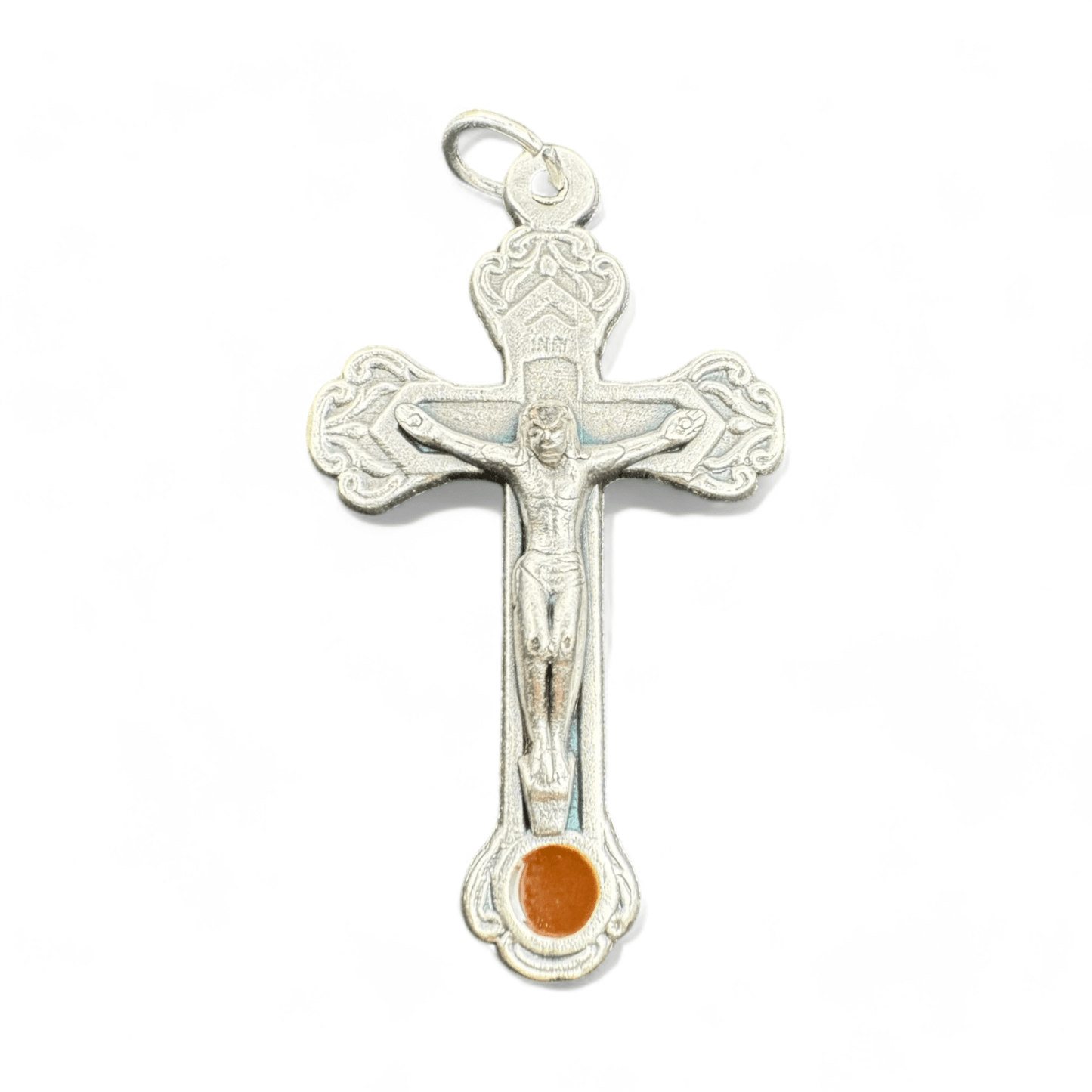 Cross / Crucifix Roman Catacomb Soil Relic Reliquary  Ground From Catacombs | Catholically