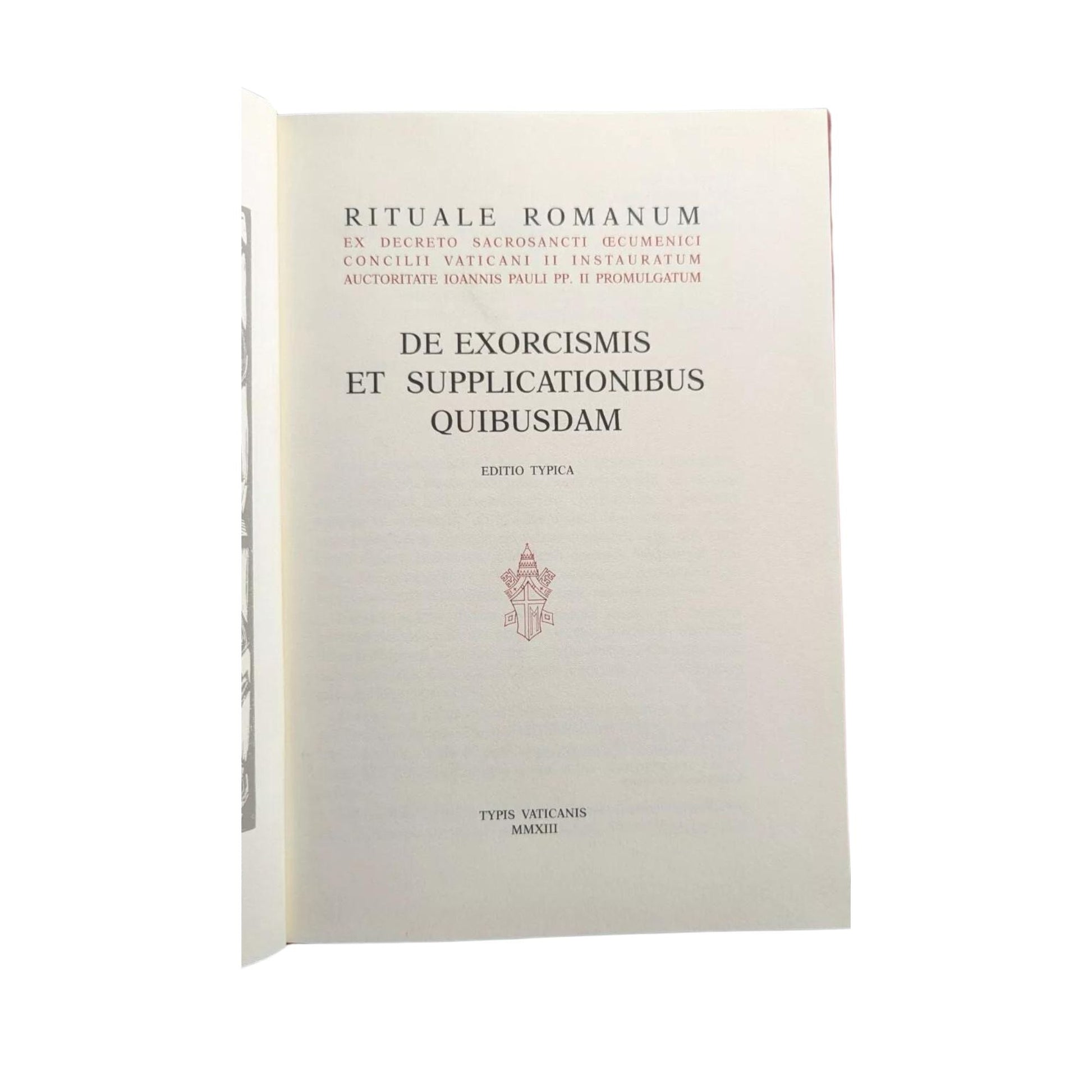 De Exorcismis et Supplicationibus Quibusdam - Rituale Romanum | Catholically
