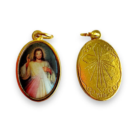 Divine Mercy Of Jesus  - Medal - Pendant - Charm - Blessed By Pope On Request | Catholically
