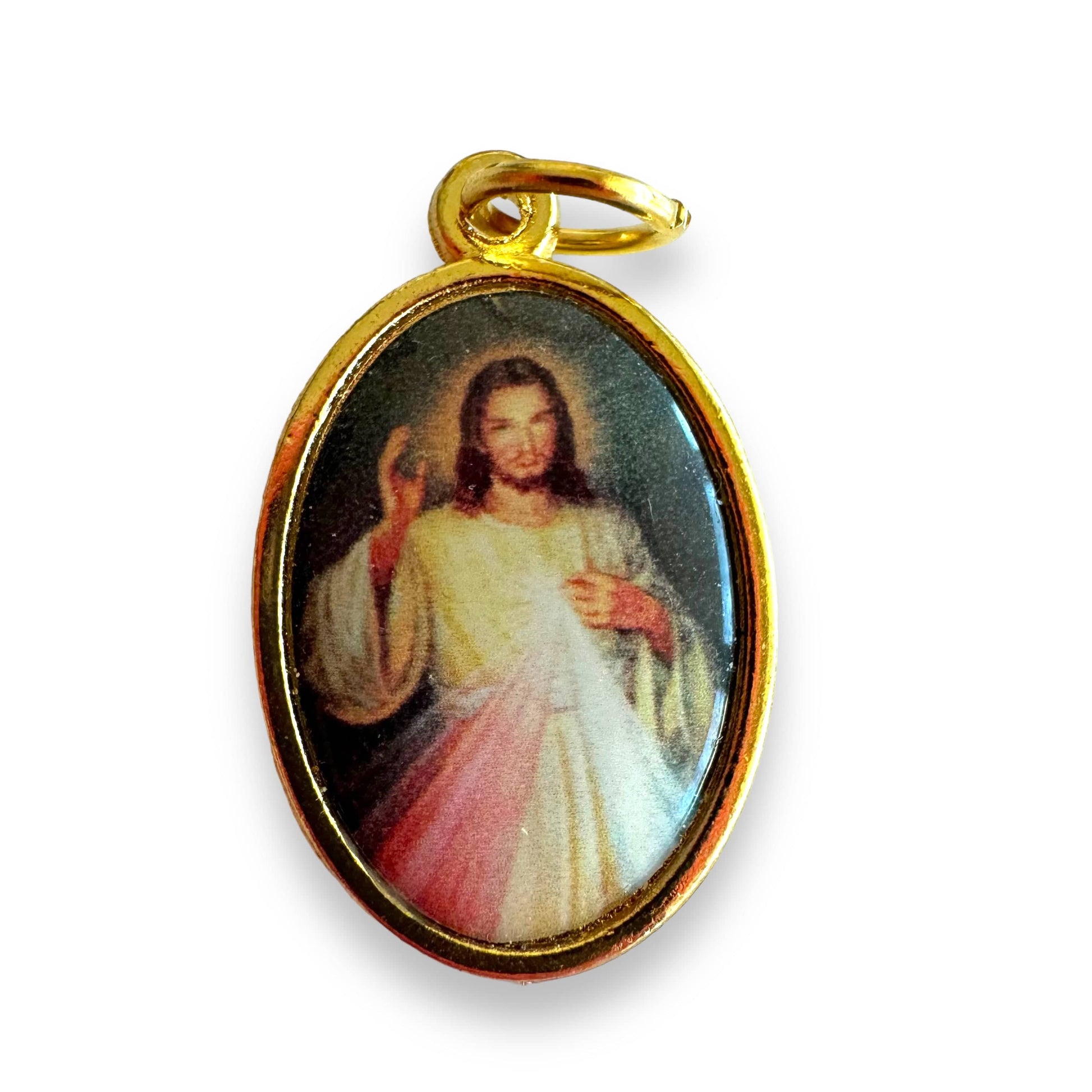 Divine Mercy Of Jesus  - Medal - Pendant - Charm - Blessed By Pope On Request | Catholically