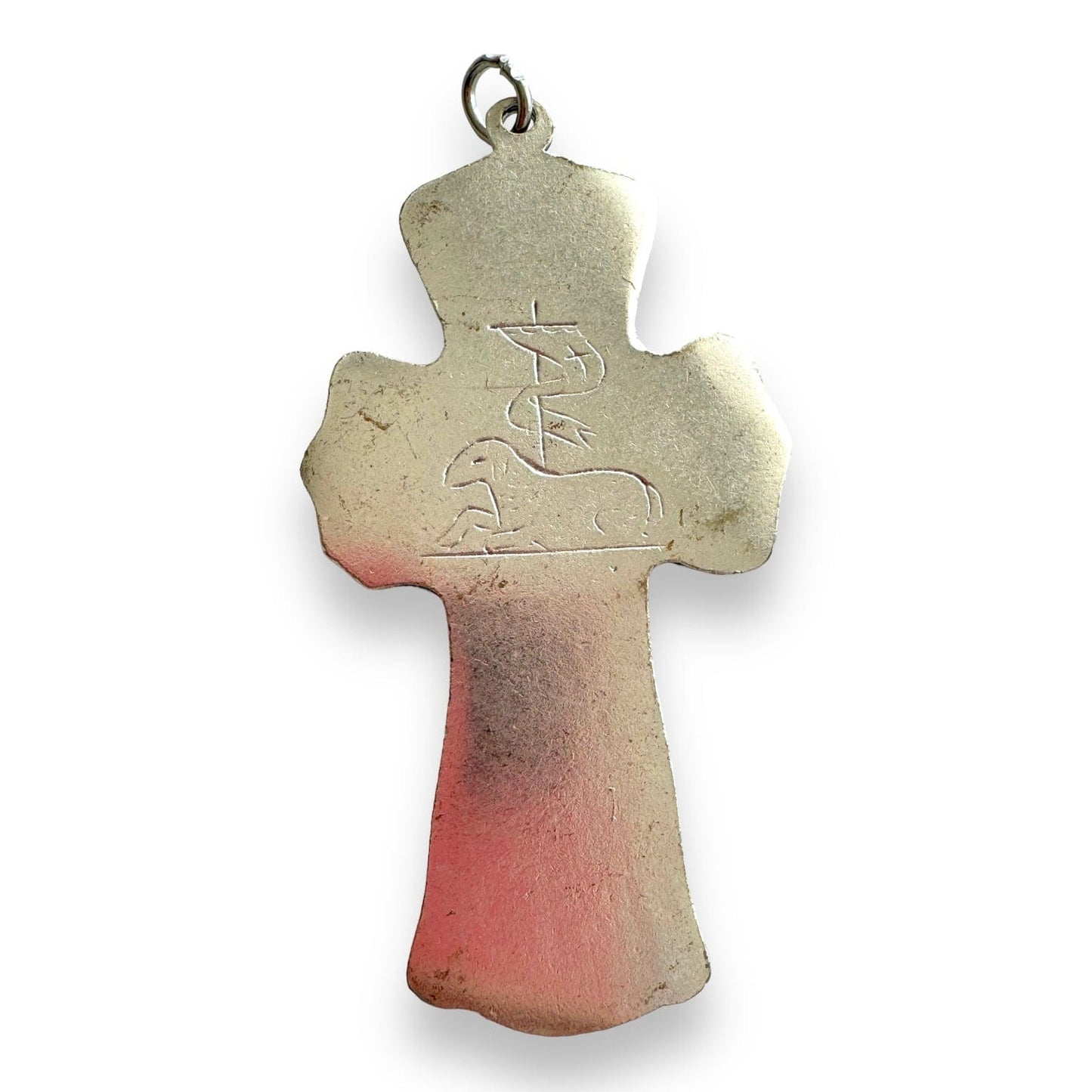Divine Mercy Of Jesus Pectoral Cross Crucifix - Blessed by Pope | Catholically