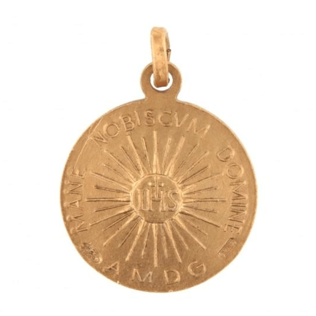 Gold Medal Over Sterling 925 Holy Face Of Jesus - Holy Shroud - Oviedo Sindone | Catholically
