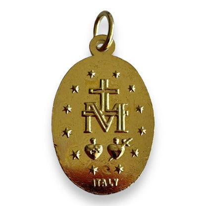 Golden Miraculous Medal Pendant - Blessed by Pope | Catholically