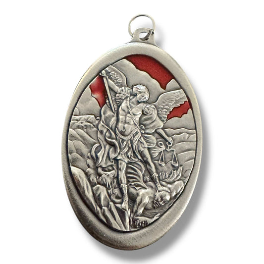 Guardian Angel and St. Michael Medallion Set - Blessed by Pope | Catholically