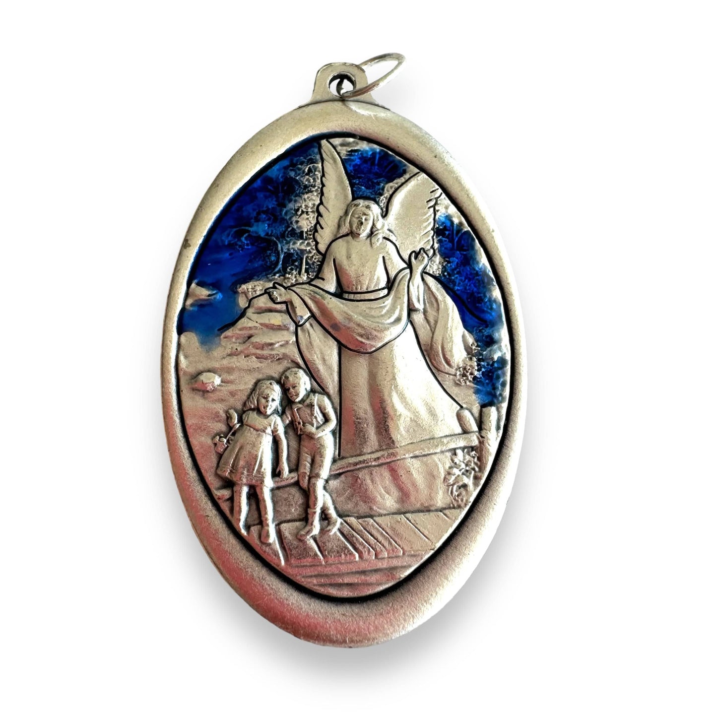 Guardian Angel and St. Michael Medallion Set - Blessed by Pope | Catholically