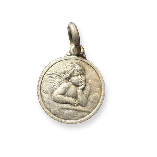 Guardian Angel Silver 925 - Catholic Medal / Charm  Blessed by Pope | Catholically