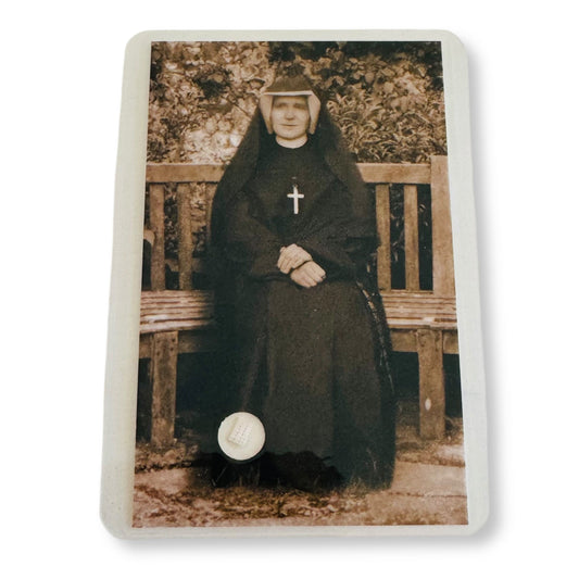Holy Card with Relic : St. Faustina Kowalska | Catholically