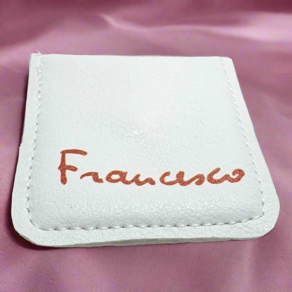 Genuine Vatican Rosary Case with Pope Francis Signature - Faux Leather | Catholically