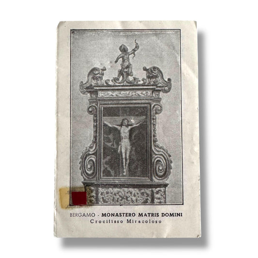 Holy Relic Card – Miraculous Crucifix of Monastero Matris Domini | Catholically