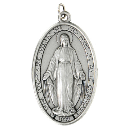Huge Miraculous Medal 3"  - Blessed By Pope | Catholically
