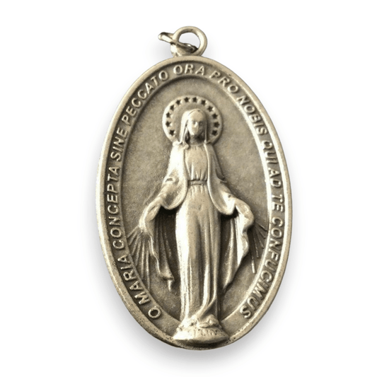 HUGE Miraculous Medal Blessed by Pope - BVM - Virgin Mary | Catholically