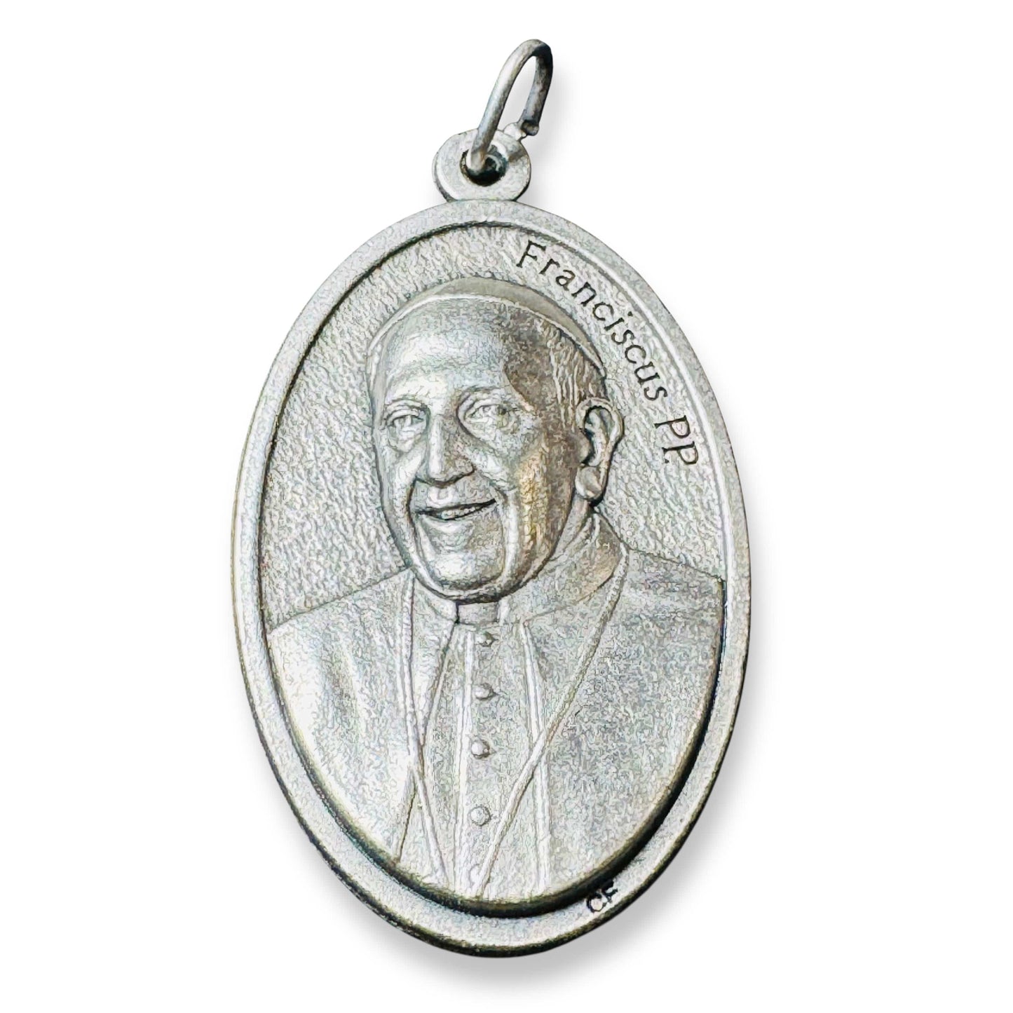 Huge Pope Francis Medal - Mary Undoer of  Knots - Blessed Charm - Big Pendant | Catholically