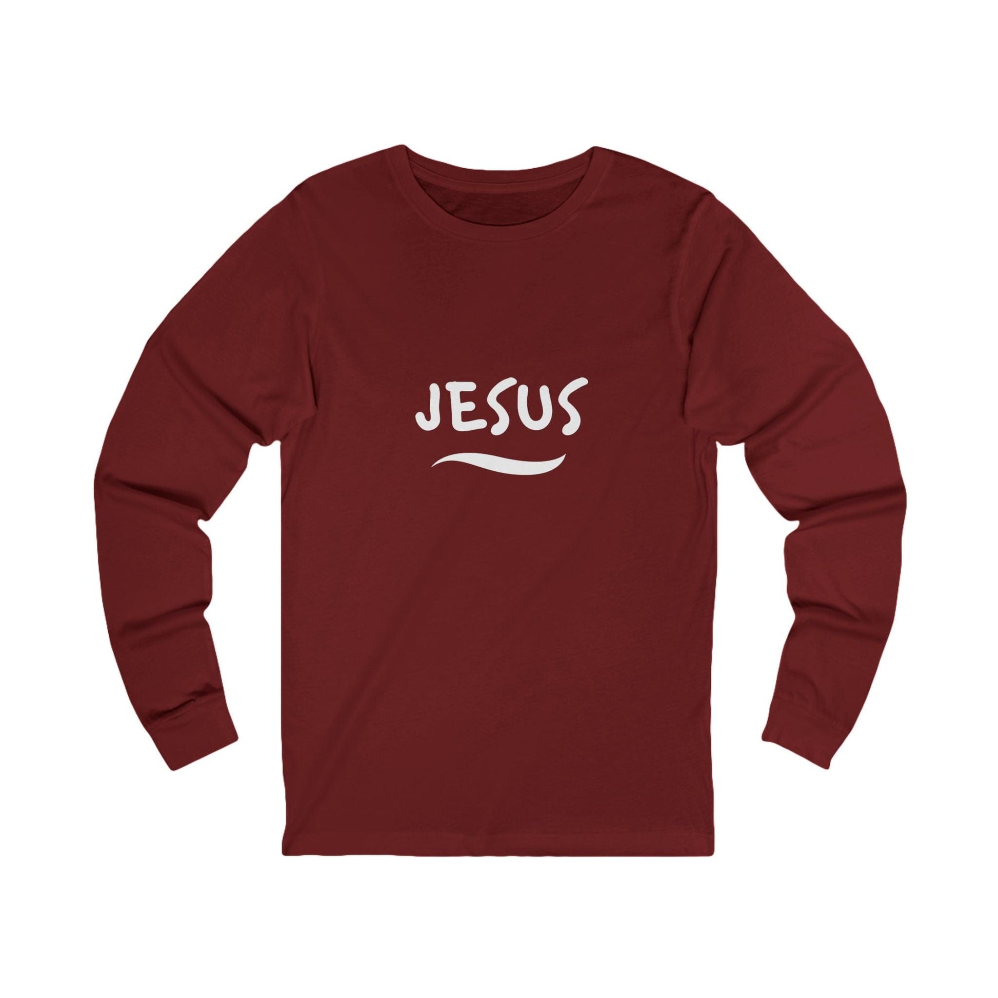 Printify Long-sleeve Jesus Unisex Jersey Long Sleeve Tee