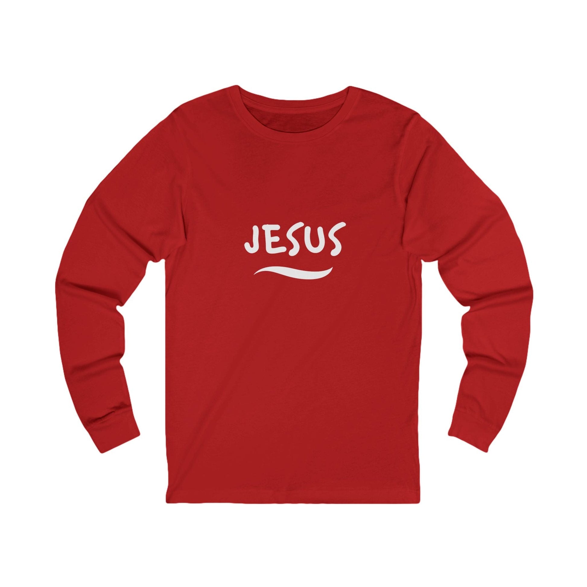 Printify Long-sleeve Jesus Unisex Jersey Long Sleeve Tee