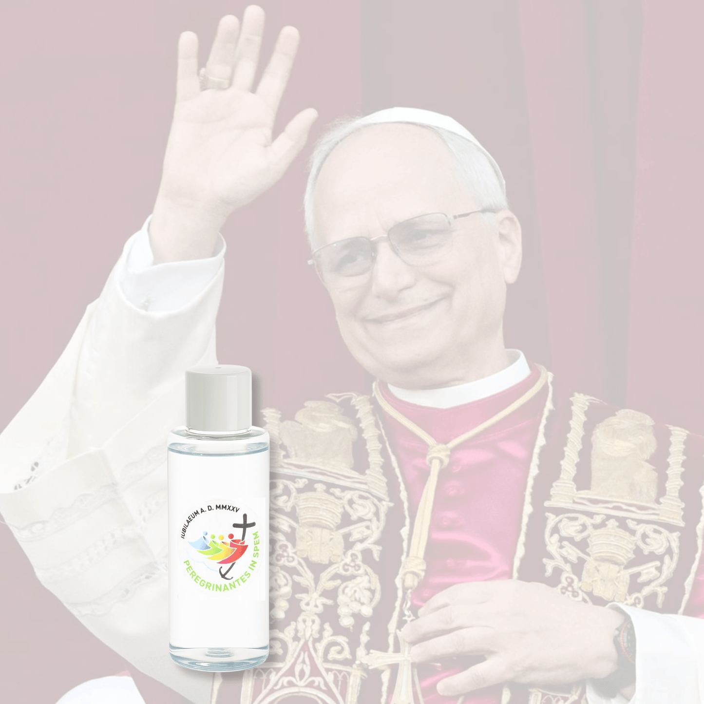 Jubilee 2025 Holy Water Bottle – Blessed by Pope Francis and Pope Leo XIV | Catholically