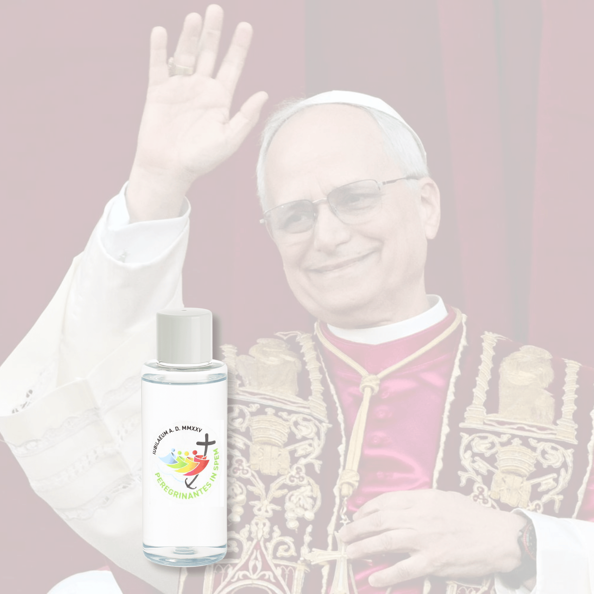 Jubilee 2025 Holy Water Bottle – Blessed by Pope Francis and Pope Leo XIV | Catholically
