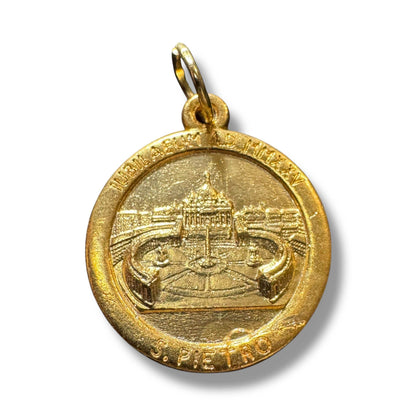 Jubilee 2025 Medal – Gold-Tone Commemorative Pendant - Pilgrims of Hope | Catholically