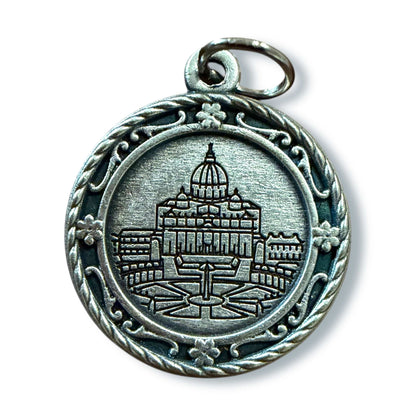 Jubilee 2025 Medal – Silver-Tone Commemorative Pendant - Pilgrims of Hope | Catholically