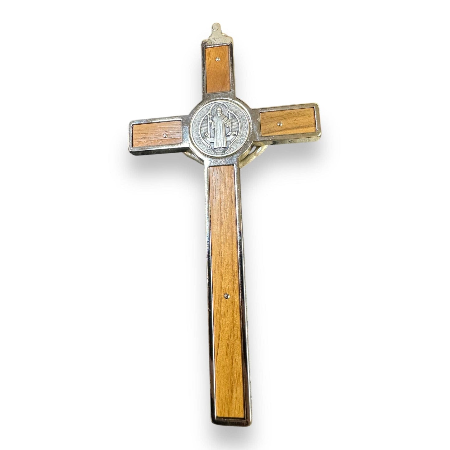 6 1/4" St. Benedict Cross Crucifix -Exorcism cross - Blessed - San Benito | Catholically