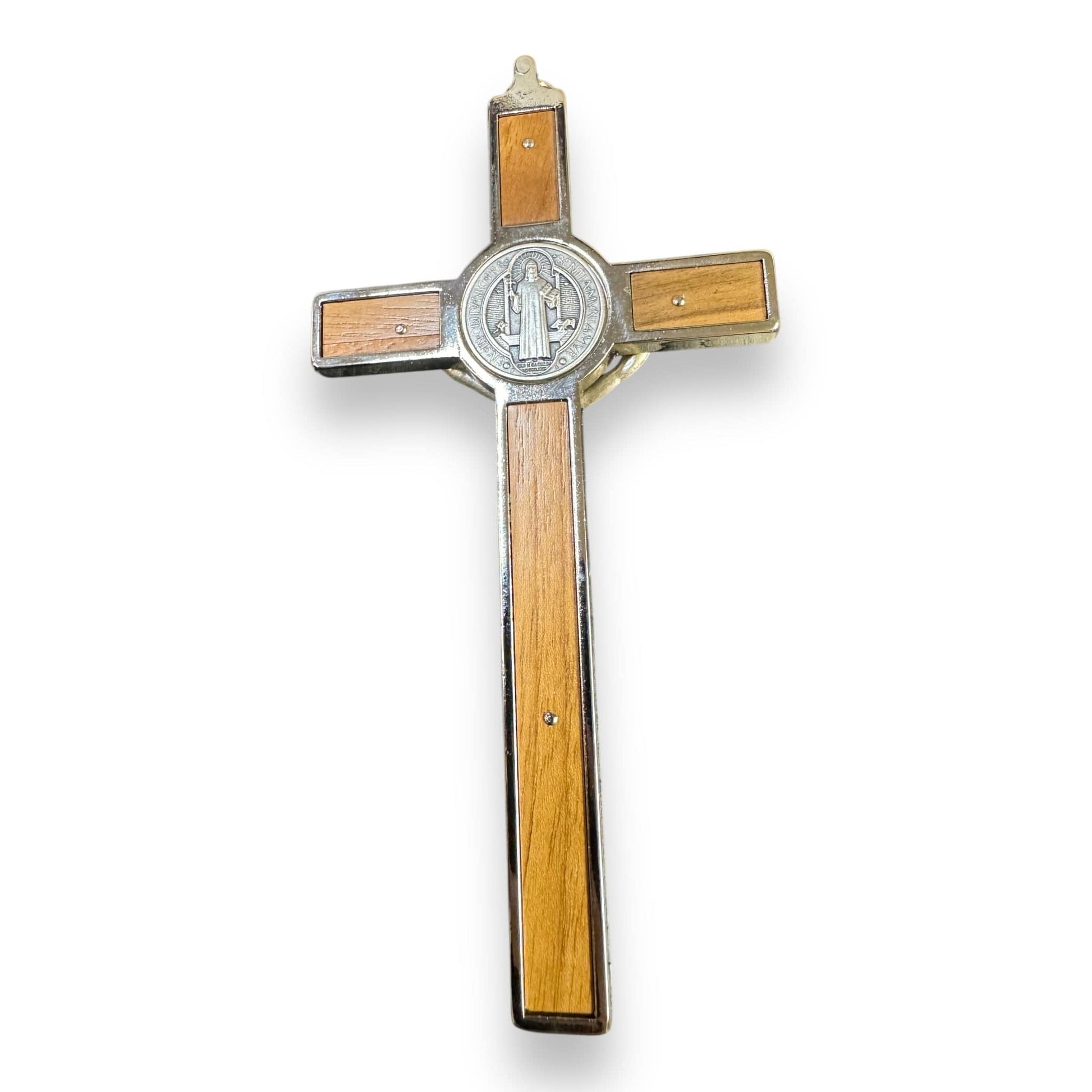 6 1/4" St. Benedict Cross Crucifix -Exorcism cross - Blessed - San Benito | Catholically