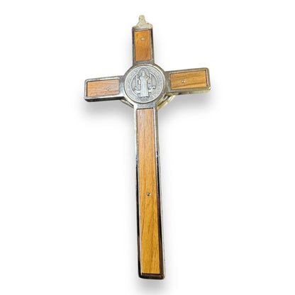 6 1/4" St. Benedict Cross Crucifix -Exorcism cross - Blessed - San Benito | Catholically