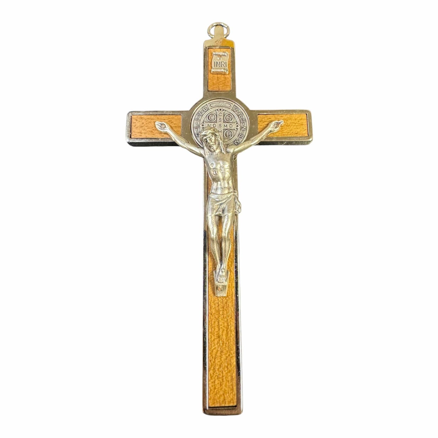 6 1/4" St. Benedict Cross Crucifix -Exorcism cross - Blessed - San Benito | Catholically