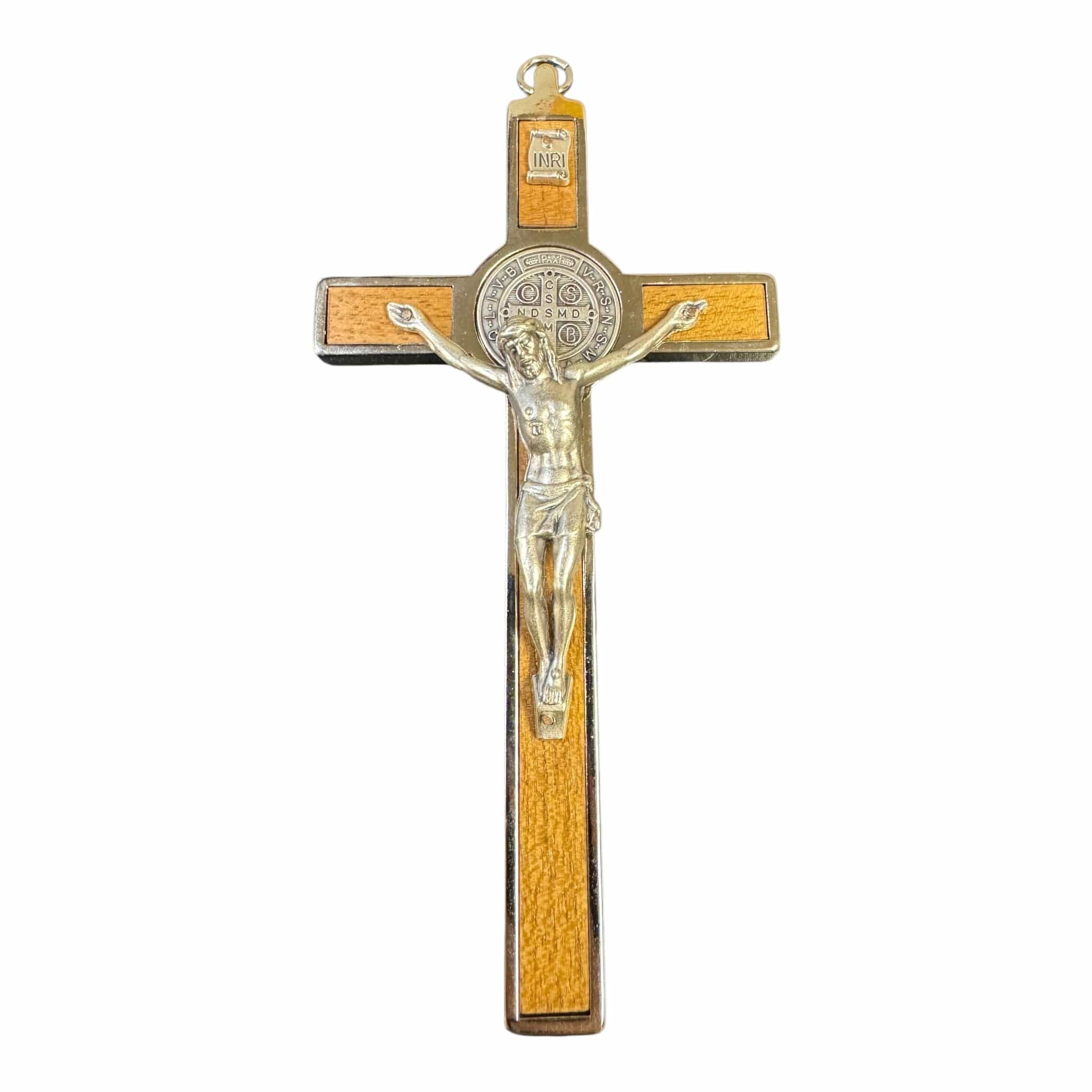 6 1/4" St. Benedict Cross Crucifix -Exorcism cross - Blessed - San Benito | Catholically