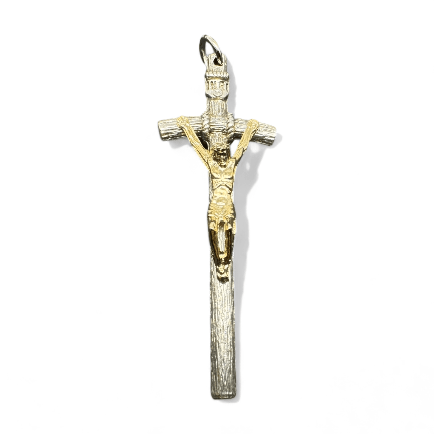 Lot Rosary Parts - 2x Crosses - Crucifix  - Blessed by Pope - JPII | Catholically