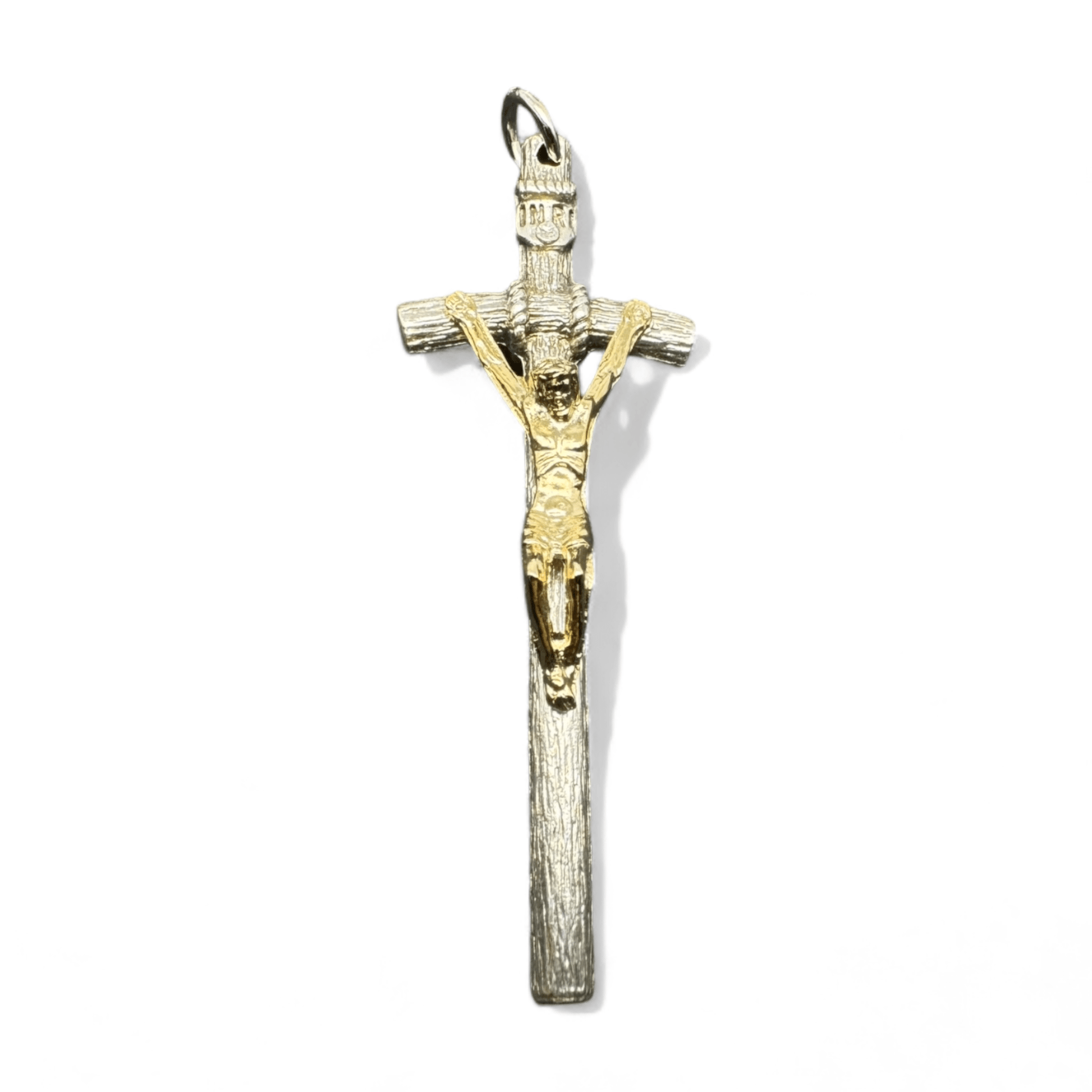 Lot Rosary Parts - 2x Crosses - Crucifix  - Blessed by Pope - JPII | Catholically