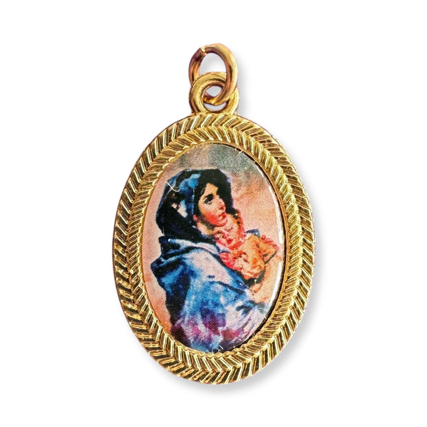 Madonna and Child Medal – Blessed by Pope Leo XIV in Vatican | Catholically