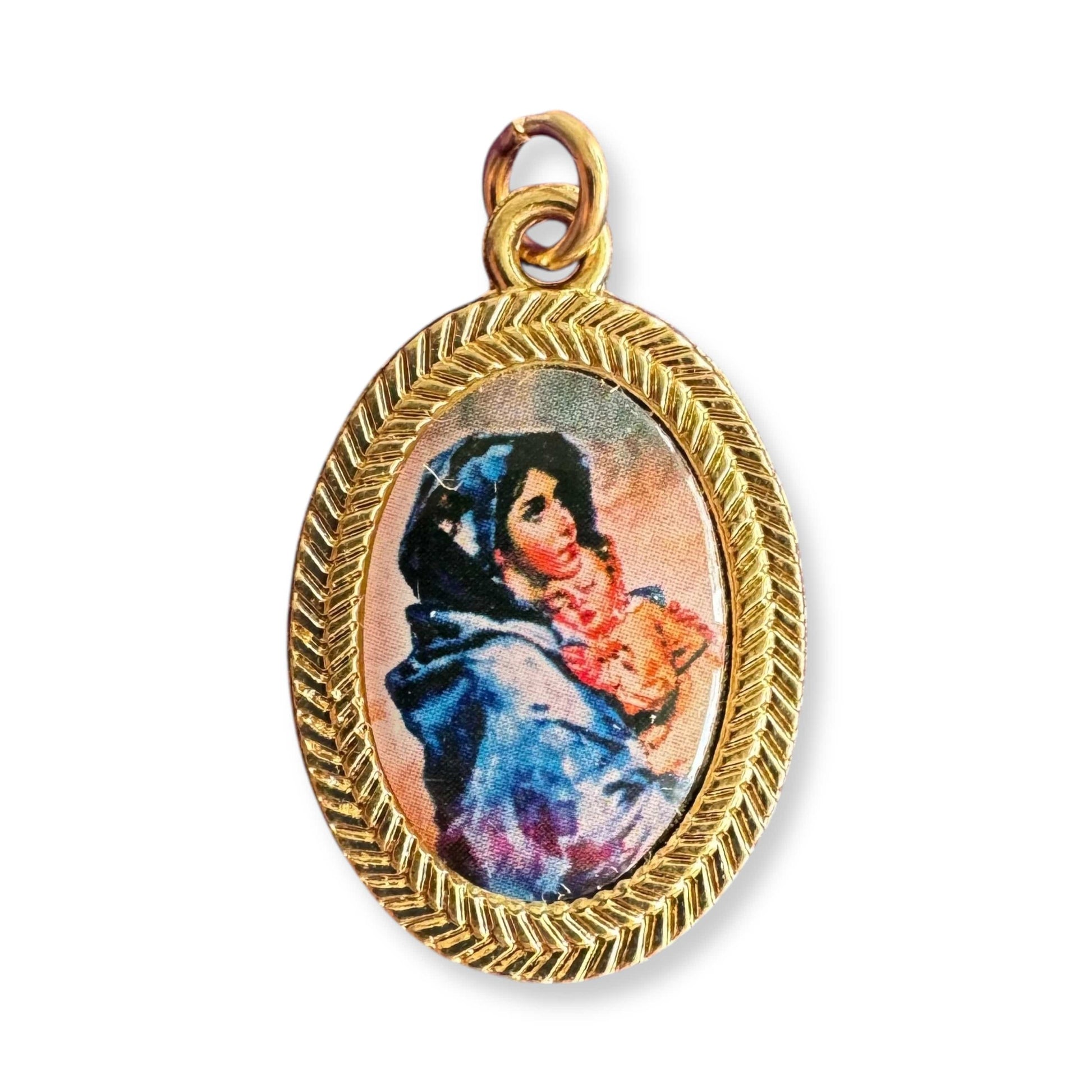 Madonna and Child Medal – Blessed by Pope Leo XIV in Vatican | Catholically