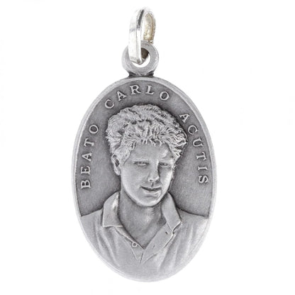 Medal of Saint Carlo Acutis – Patron Saint of the Internet and the Eucharist | Catholically