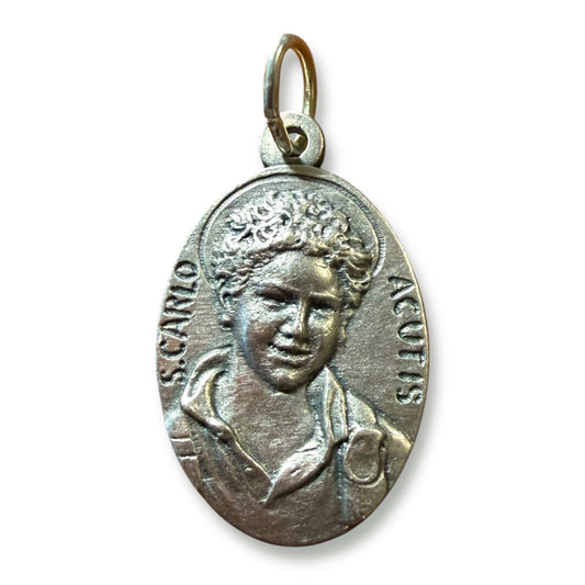 Medal of Saint Carlo Acutis – Patron Saint of the Internet and the Eucharist | Catholically