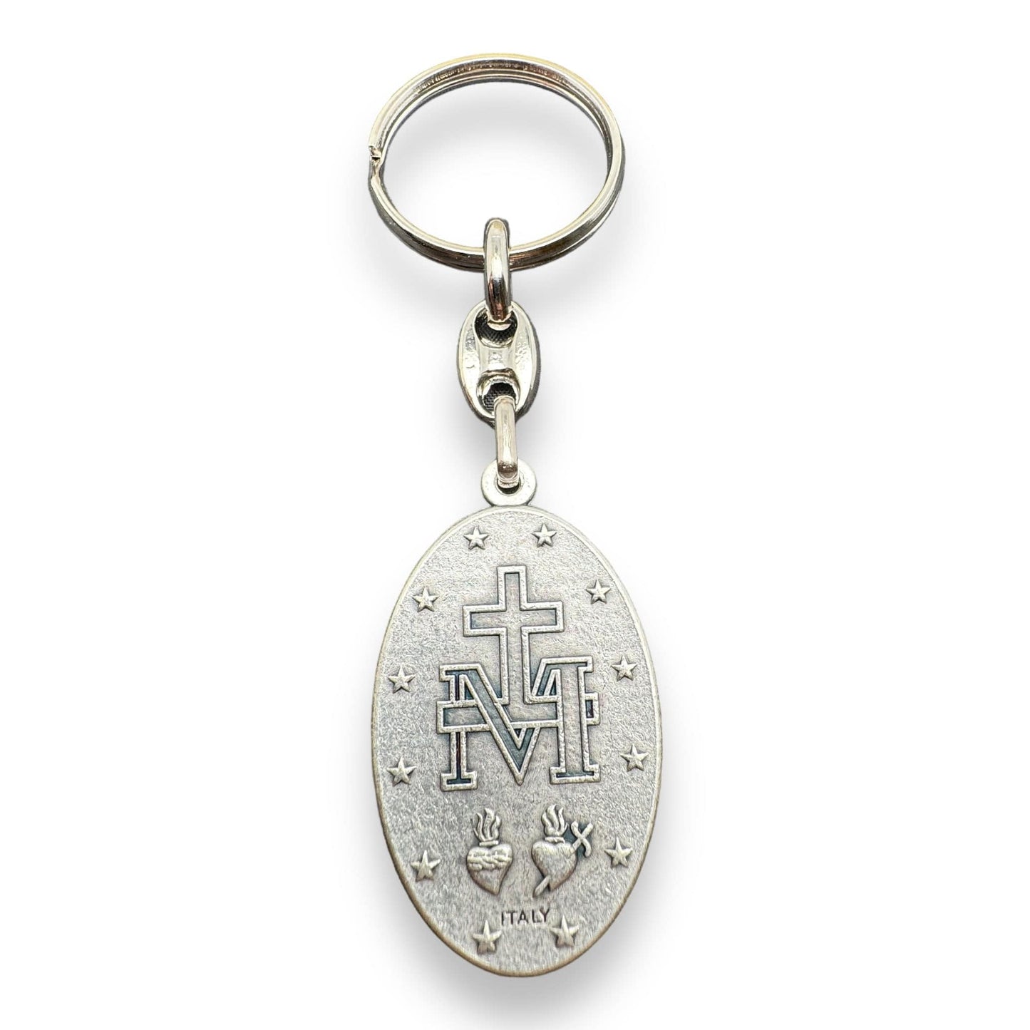 Miraculous Medal  Catholic Key Ring  Keychain  Keyring Blessed By Pope | Catholically
