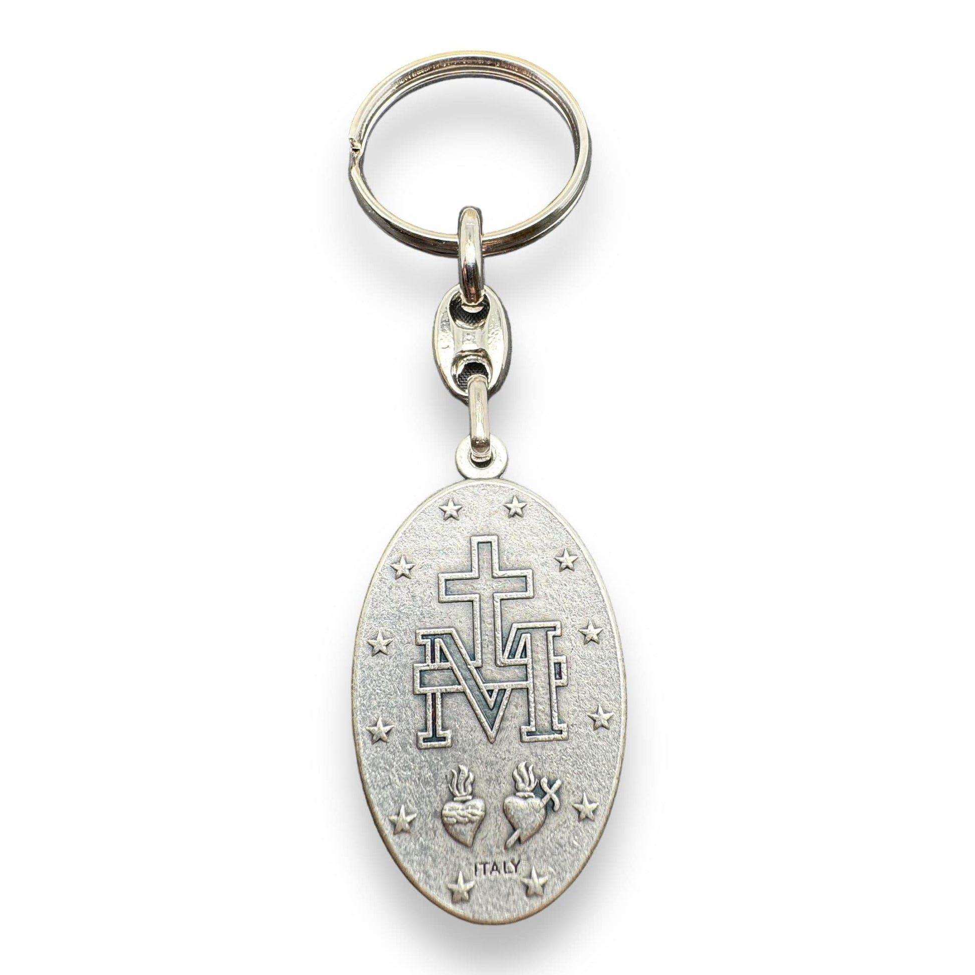 Miraculous Medal  Catholic Key Ring  Keychain  Keyring Blessed By Pope | Catholically
