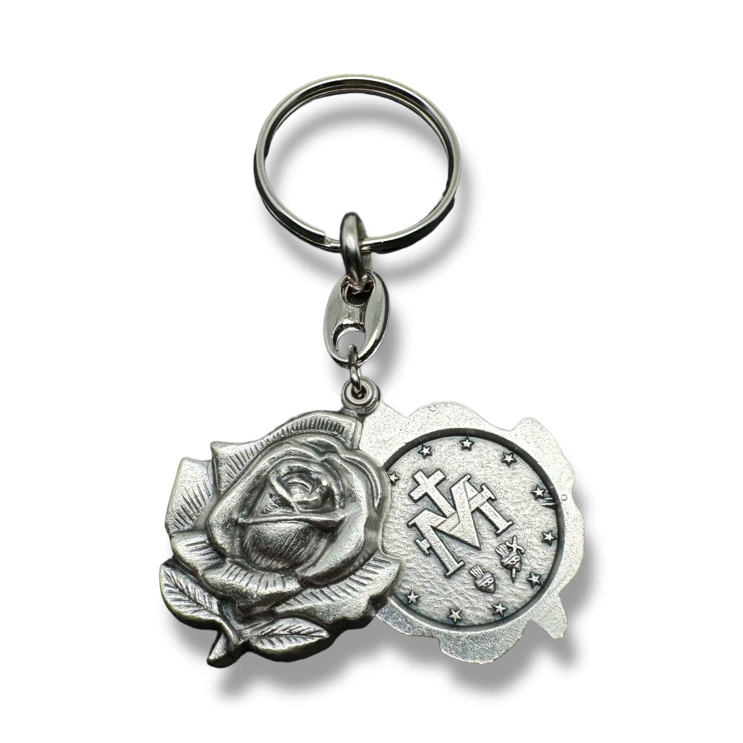 Miraculous Medal Key Fob | Key Ring | Exorcism | Key Chain Blessed By Pope | Catholically