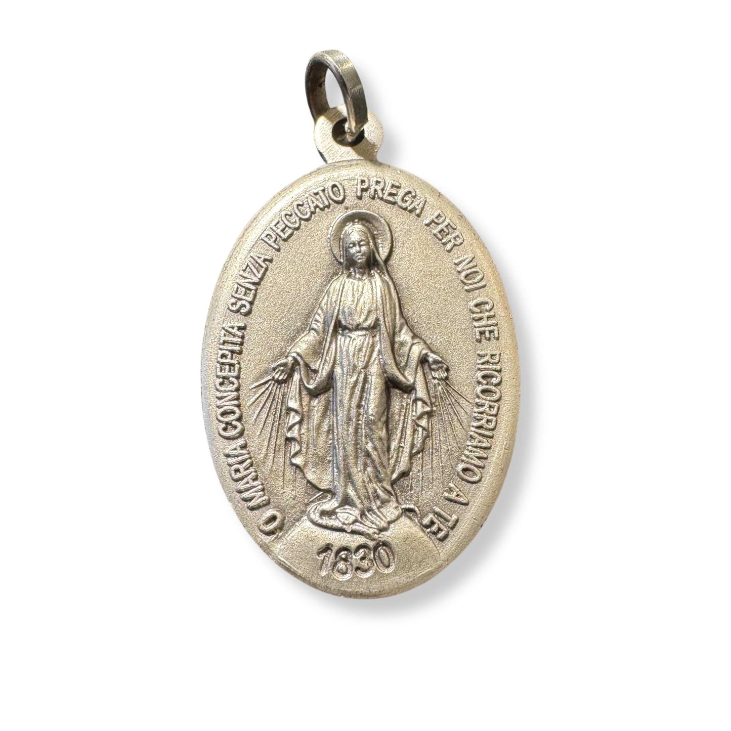Miraculous Medal Pendant 925 Silver - Blessed by Pope | Catholically