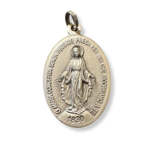 Miraculous Medal Pendant 925 Silver - Blessed by Pope | Catholically