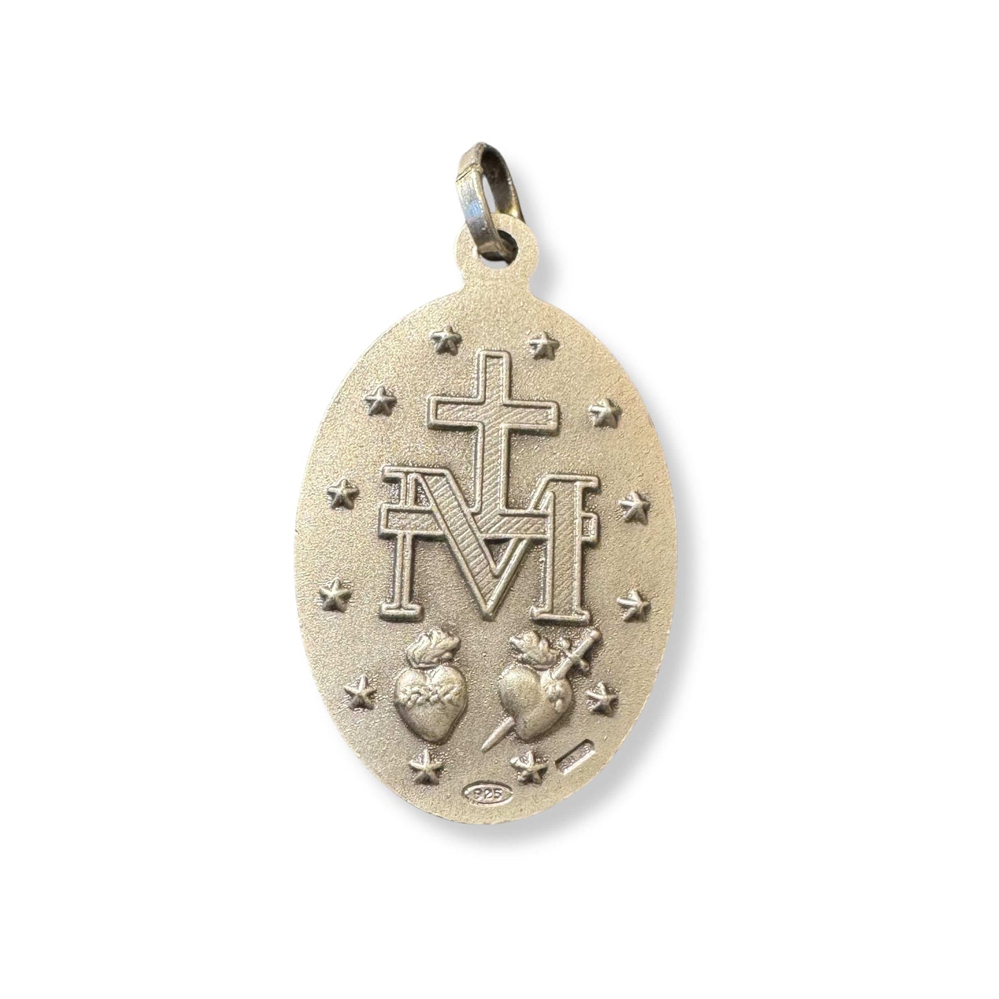 Miraculous Medal Pendant 925 Silver - Blessed by Pope | Catholically