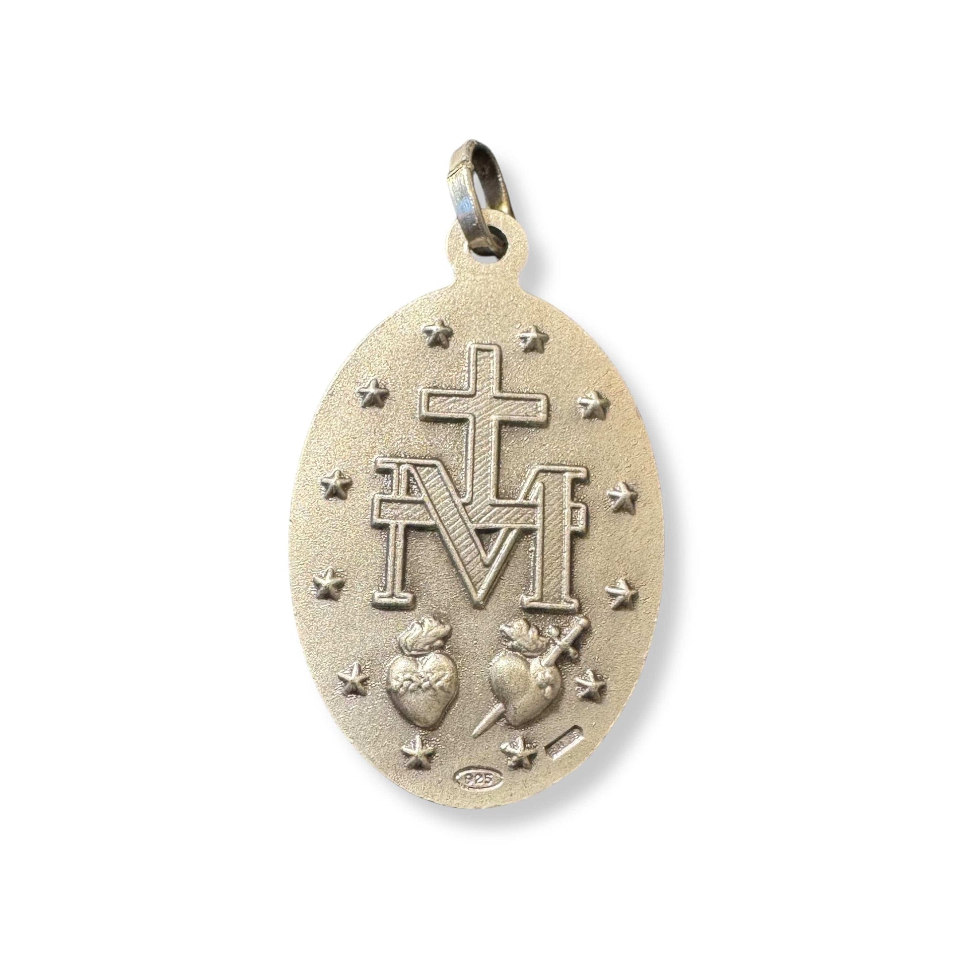 Miraculous Medal Pendant 925 Silver - Blessed by Pope | Catholically