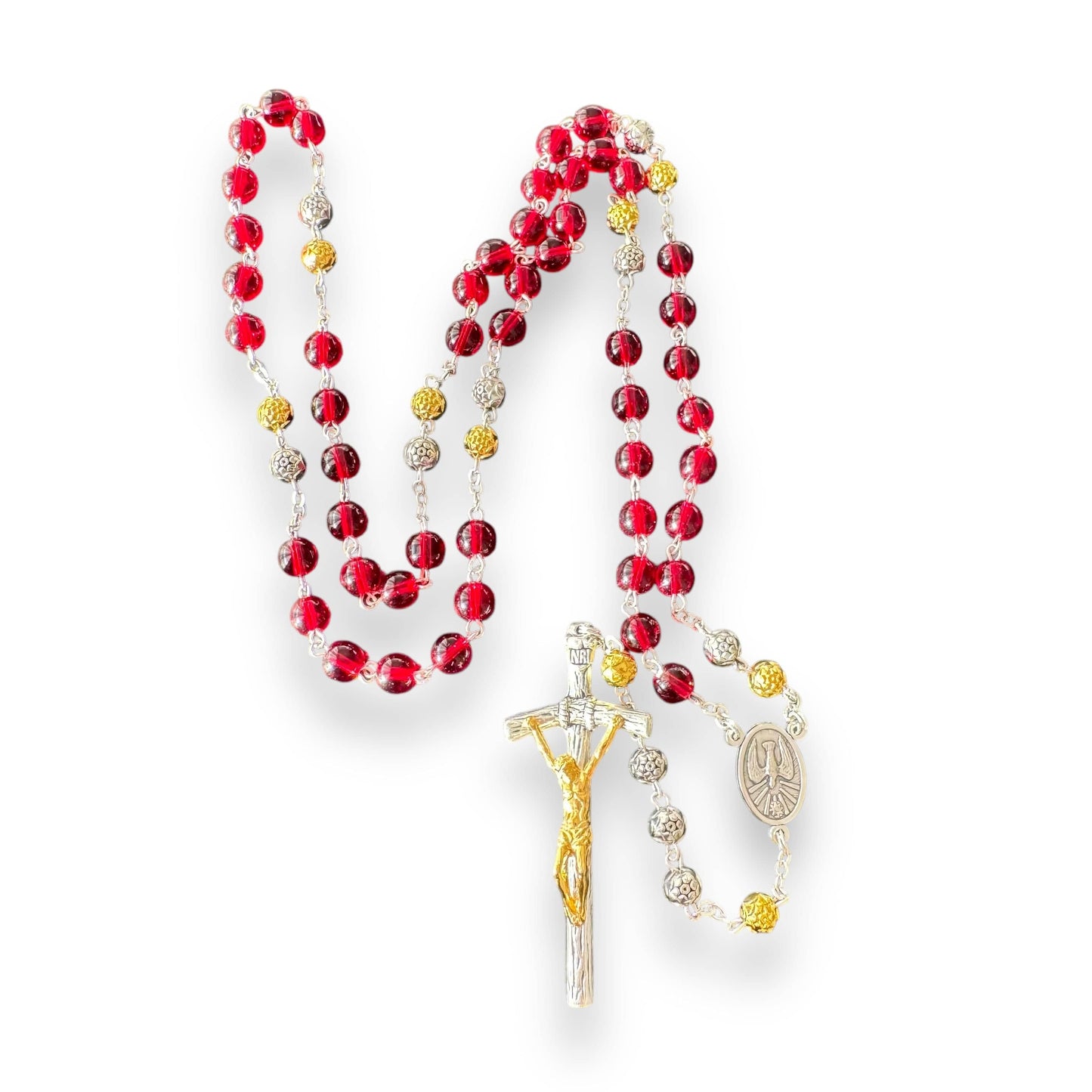Mystery Holy Ghost Rosary Blessed By Pope - Devotional Chaplet | Catholically