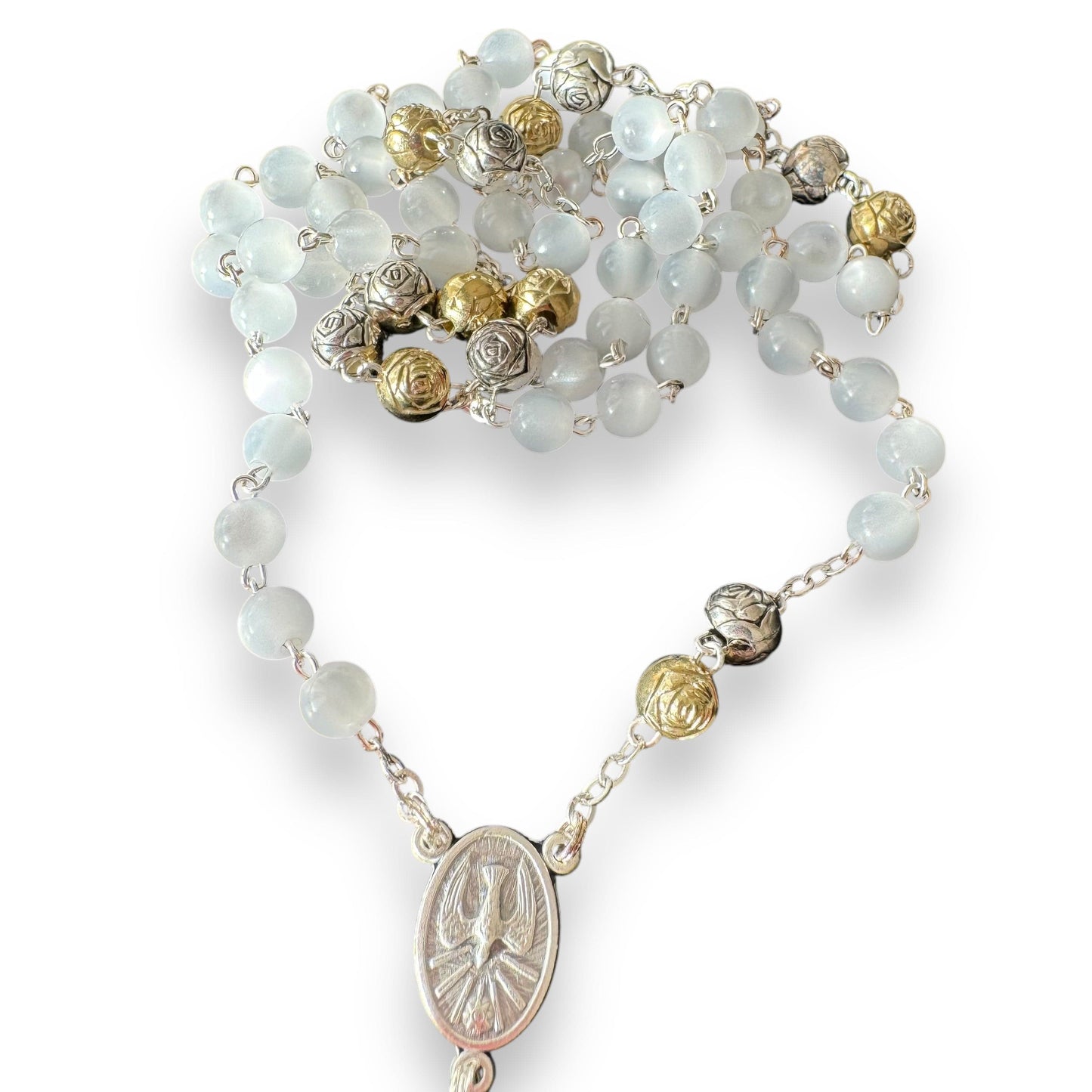 Mystery Holy Ghost Rosary Blessed By Pope - Devotional Chaplet | Catholically