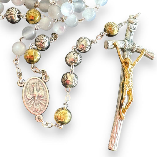 Mystery Holy Ghost Rosary Blessed By Pope - Devotional Chaplet | Catholically