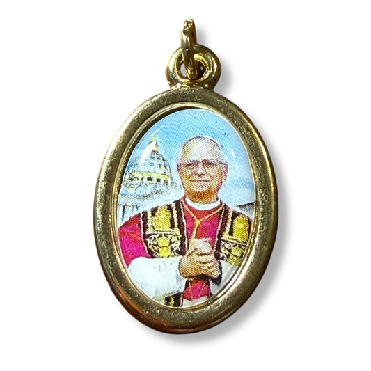 Official Pope Leo XIV Medal – gold-tone Papal Medal Blessed by Pope Leo | Catholically