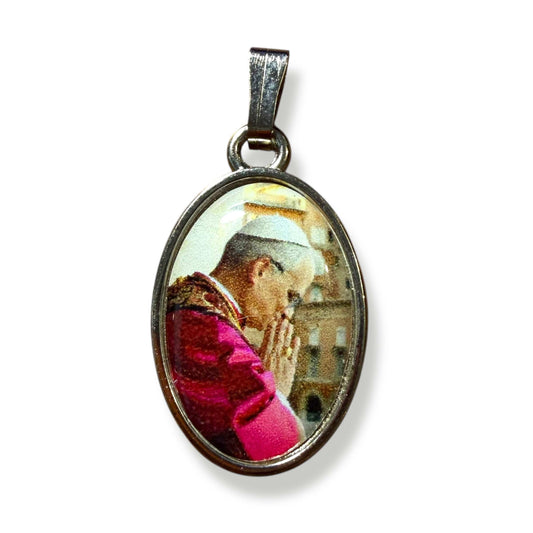 Official Pope Leo XIV Medal – silver-tone Papal Medal Blessed by Pope Leo | Catholically