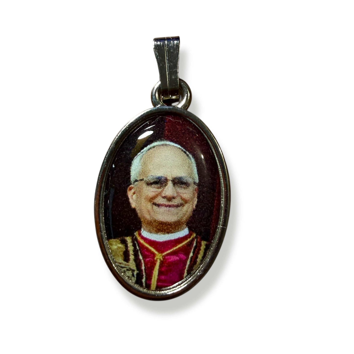 Official Pope Leo XIV Medal – silver-tone Papal Medal Blessed by Pope Leo | Catholically