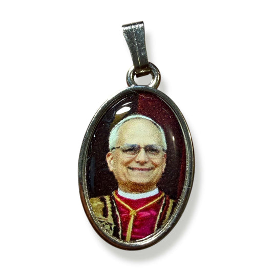 Official Pope Leo XIV Medal – silver-tone Papal Medal Blessed by Pope Leo | Catholically