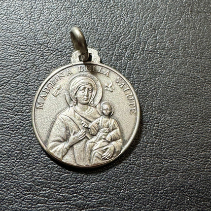 Our Lady of Good Health 925 medal - Blessed by Pope | Catholically