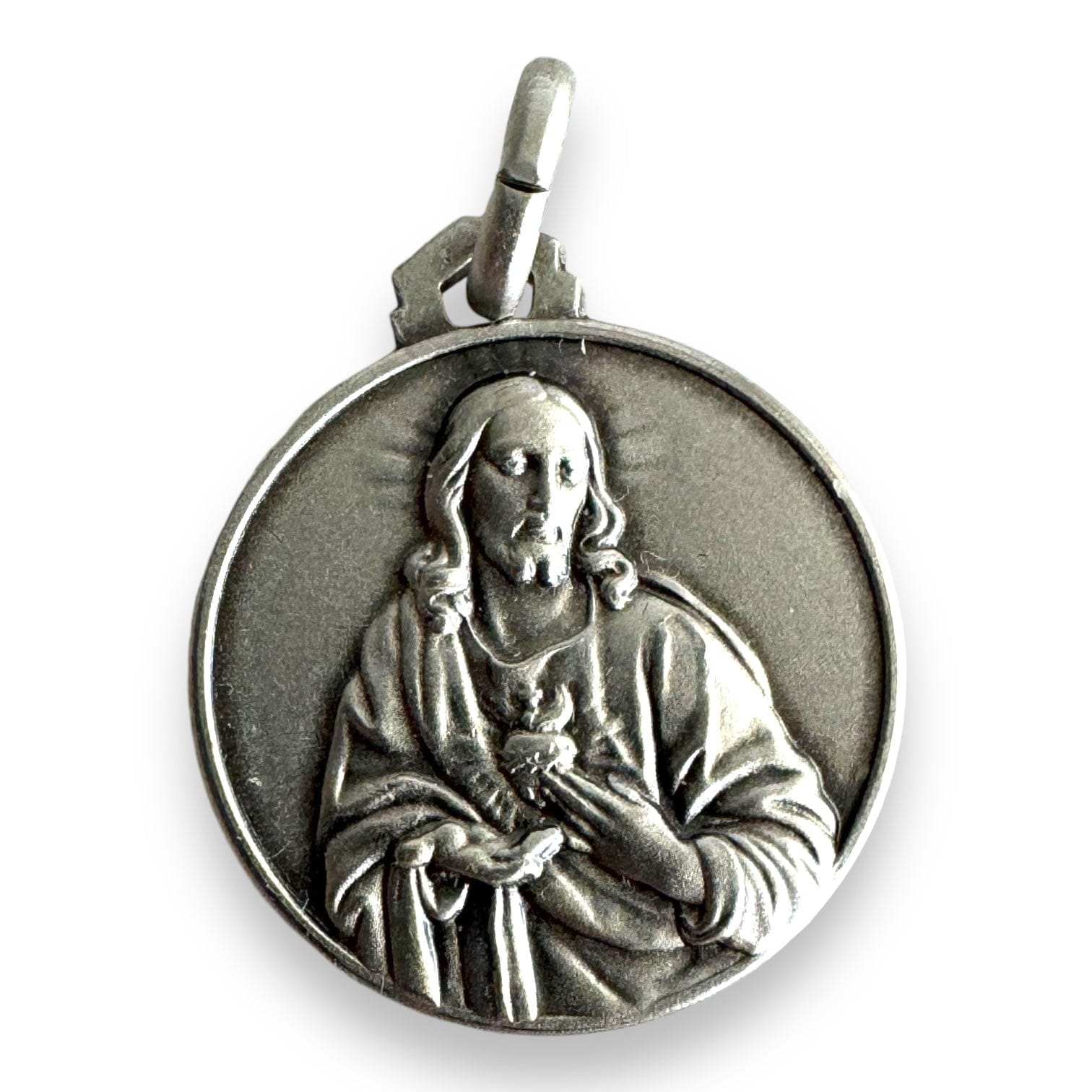 Our Lady Of Mount Carmel & Sacred Heart Scapular 925 medal | Catholically
